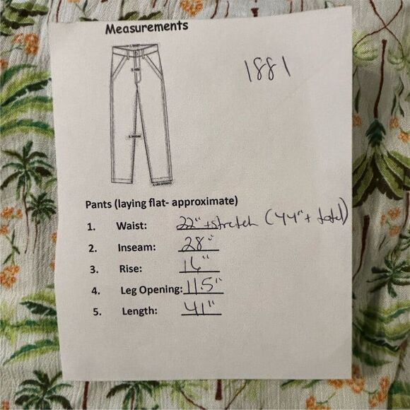 Old Navy Women's XXL Tropical Floral High Waist Wide-Leg Pants Side Slits - Picture 13 of 13